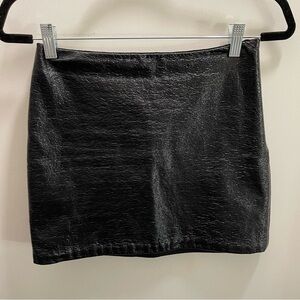 Theory leather skirt